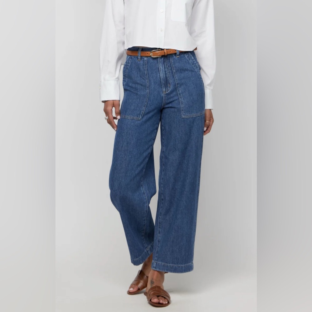 NWT Oliver Logan Sherman Mid Rise Easy Jeans – Size 16 / 33